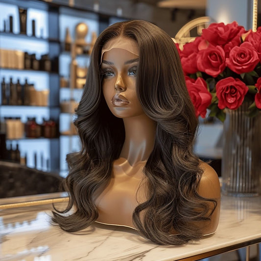 Ash Brown Body Wave Wigs